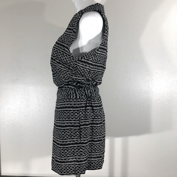 Madewell 100% Silk Tidal Wave Aztec Kimono Romper Size Small - Picture 4 of 7